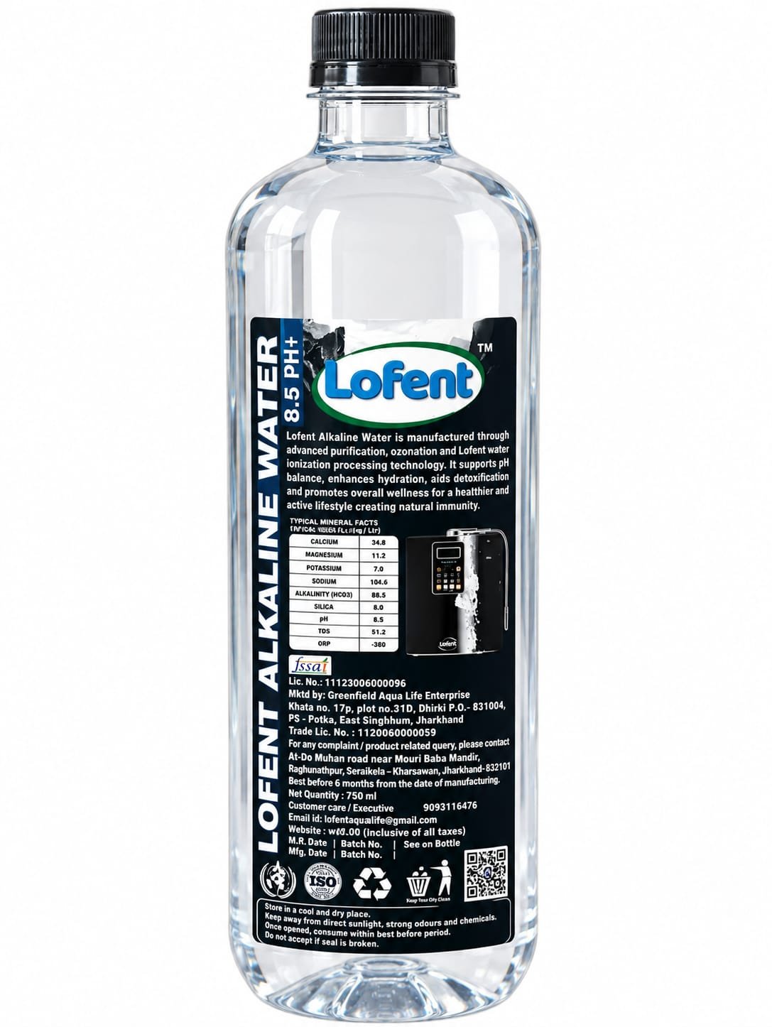 LOFENT ALKALINE WATER